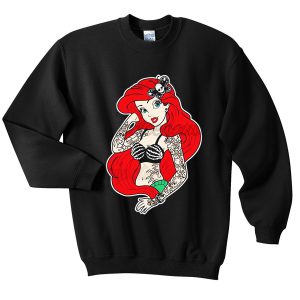 Disney Little Mermaid Rebel Punk Sweatshirt