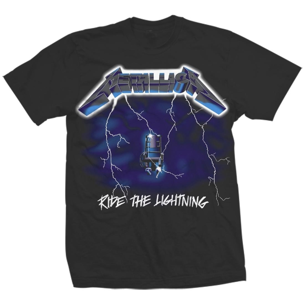 metallica ride the lightning t shirt