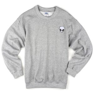 alien grey sweatshirt