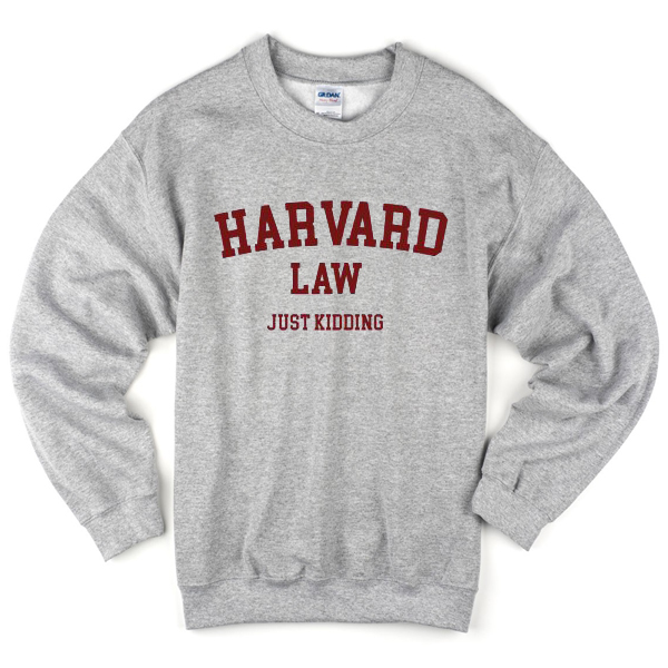 harvard grey sweatshirt