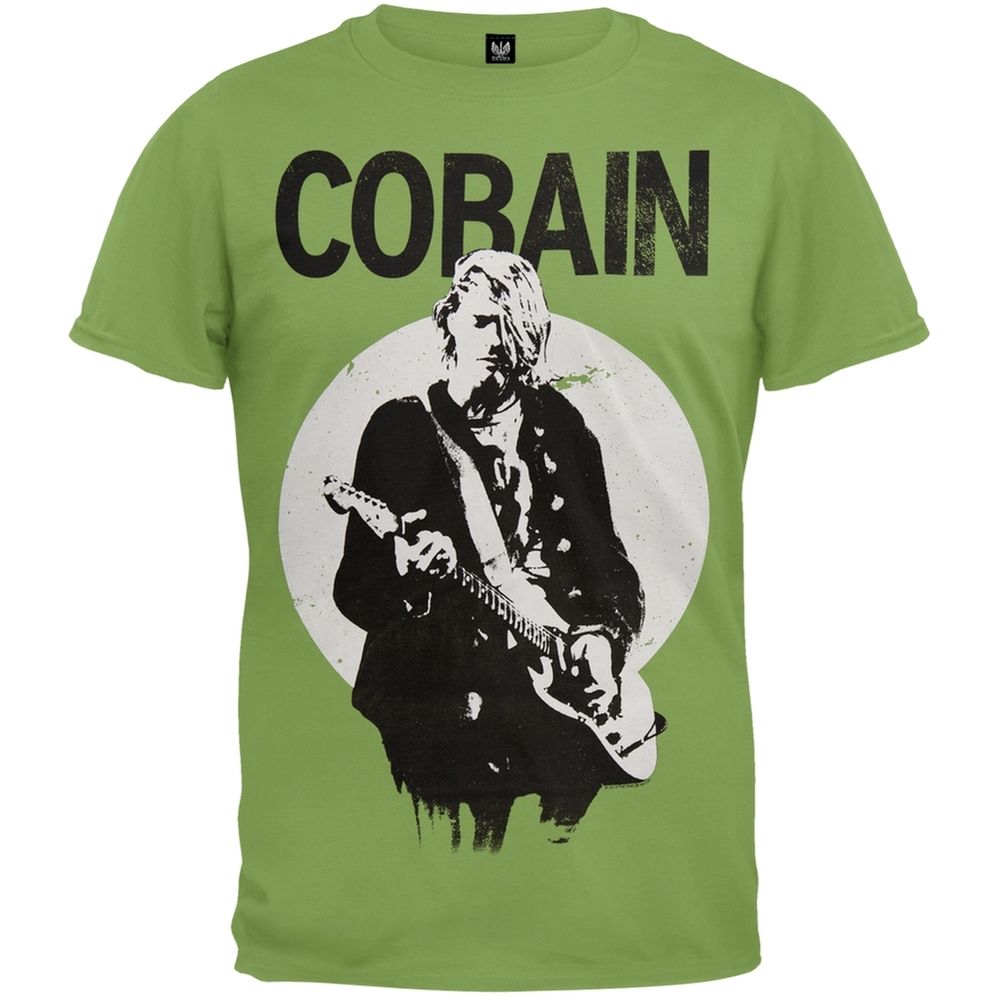 kurt cobain half japanese shirt