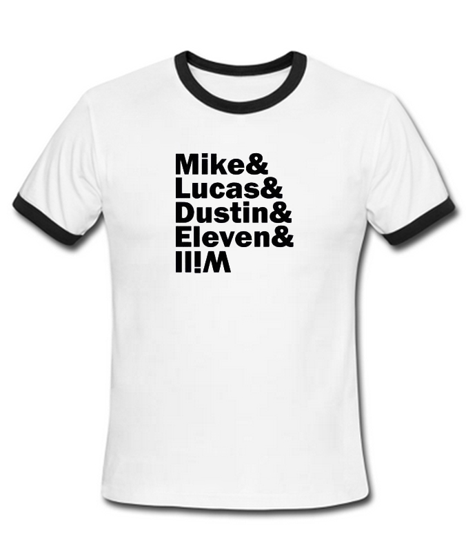 Mike Lucas Dustin Eleven Will Unisex Ringer T Shirt