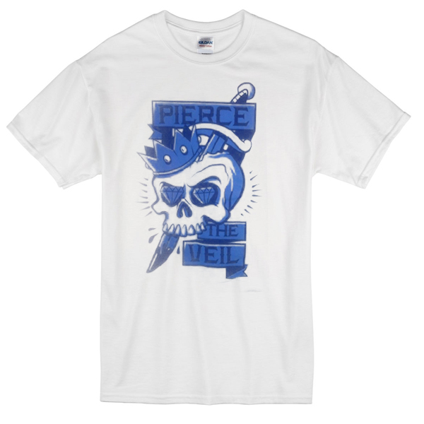 Pierce the Veil skull T-shirt 