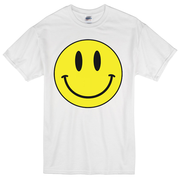 Smiley Face T-shirt - newgraphictees.com