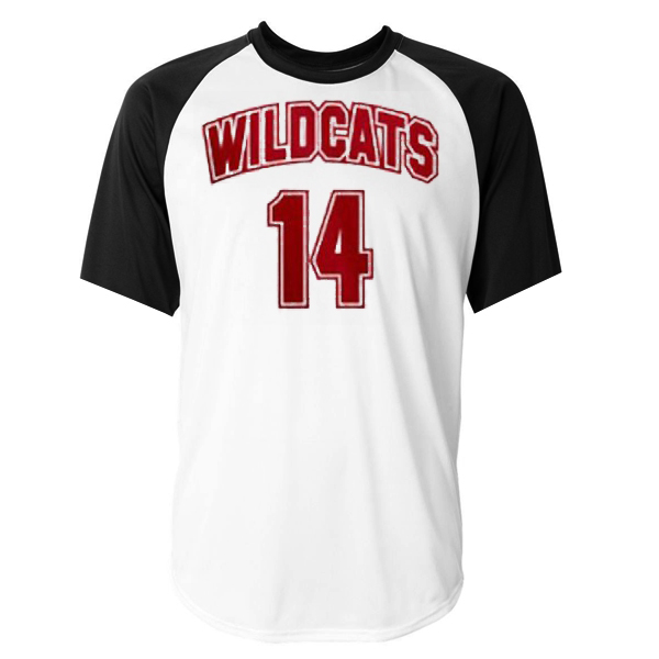 wildcats 14 raglan t-shirt - newgraphictees.com