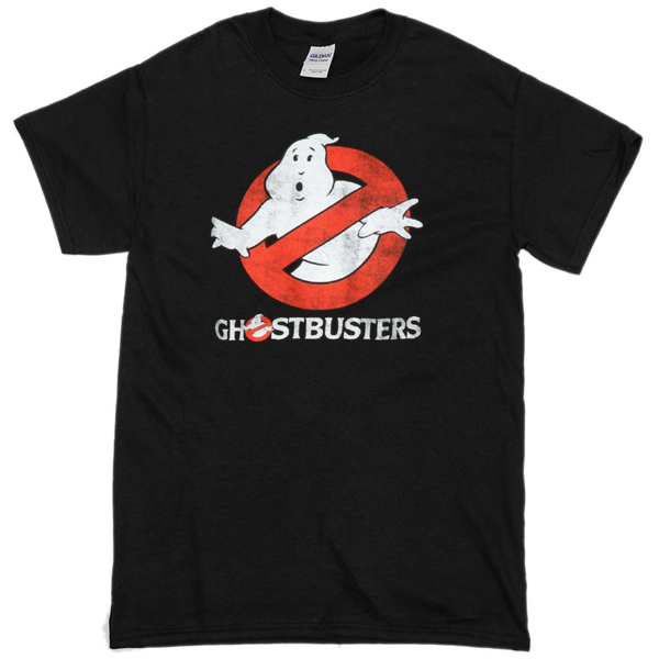 Ghostbusters logo black T-shirt - newgraphictees.com