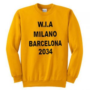 wia milano barcelona 2034 sweatshirt