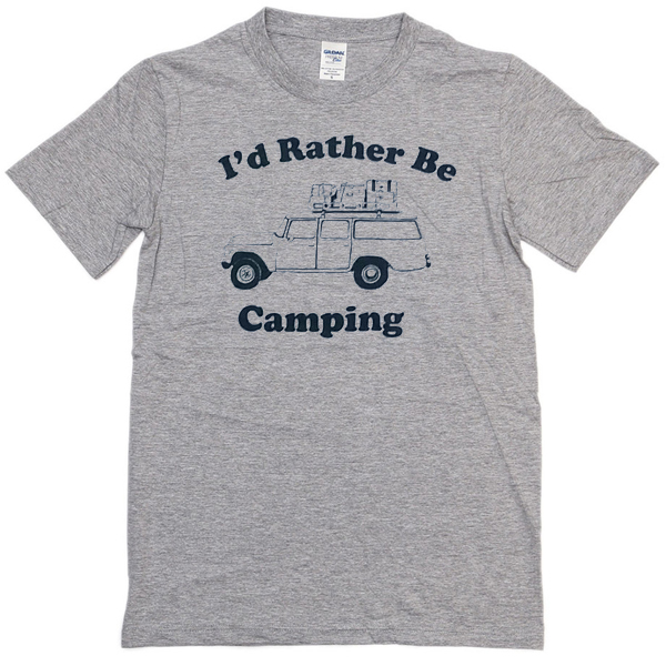 id rather be camping t-shirt - newgraphictees.com