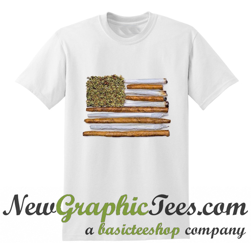 weed american flag shirt