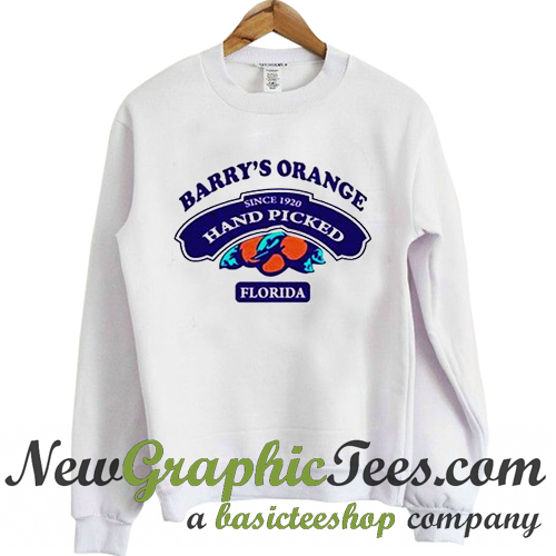 Barry's sales orange sweatshirt