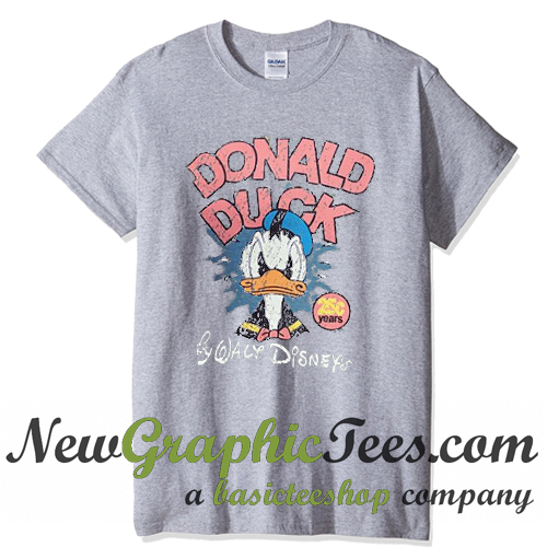 T-shirt with Donald Duck print - White