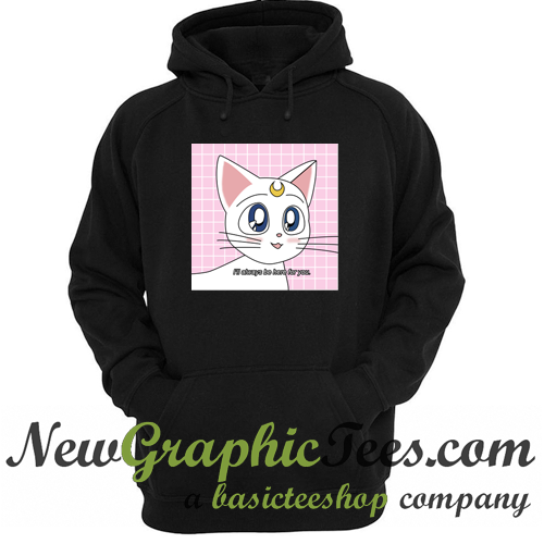 sailor moon luna hoodie