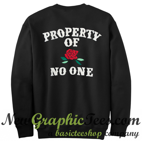 property of no one shirt