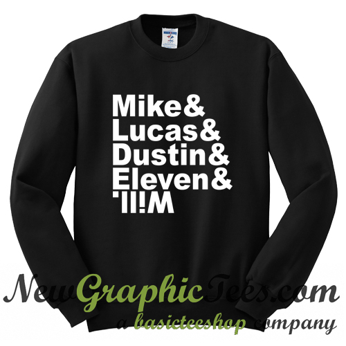 stranger things sweat shirt