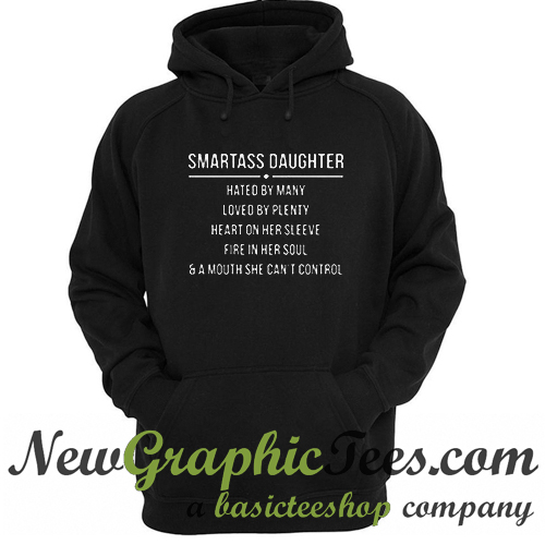 smartass daughter hoodie