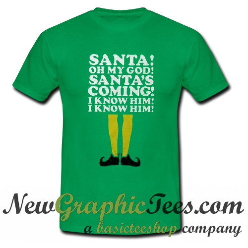 santa i know him sweatshirt