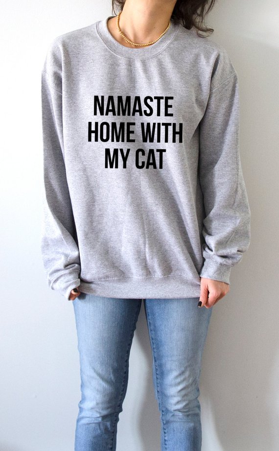 namaste at home shirt