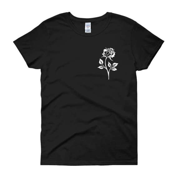 Rose T Shirt - newgraphictees.com Rose T Shirt