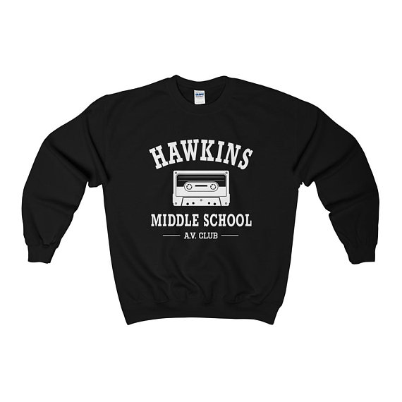 hawkins middle school sweatshirt