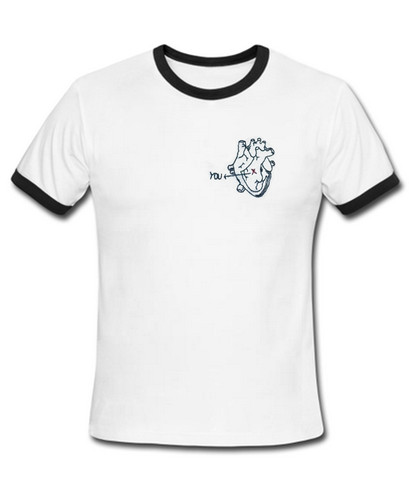 heart ringer shirt - newgraphictees.com heart ringer shirt