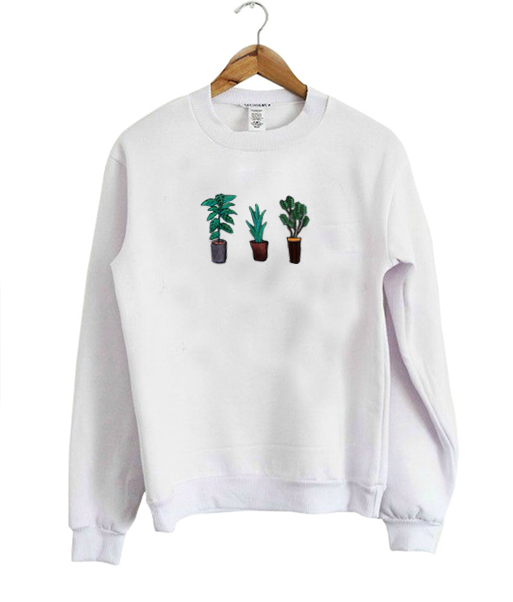 plant lady corded sweatshirt