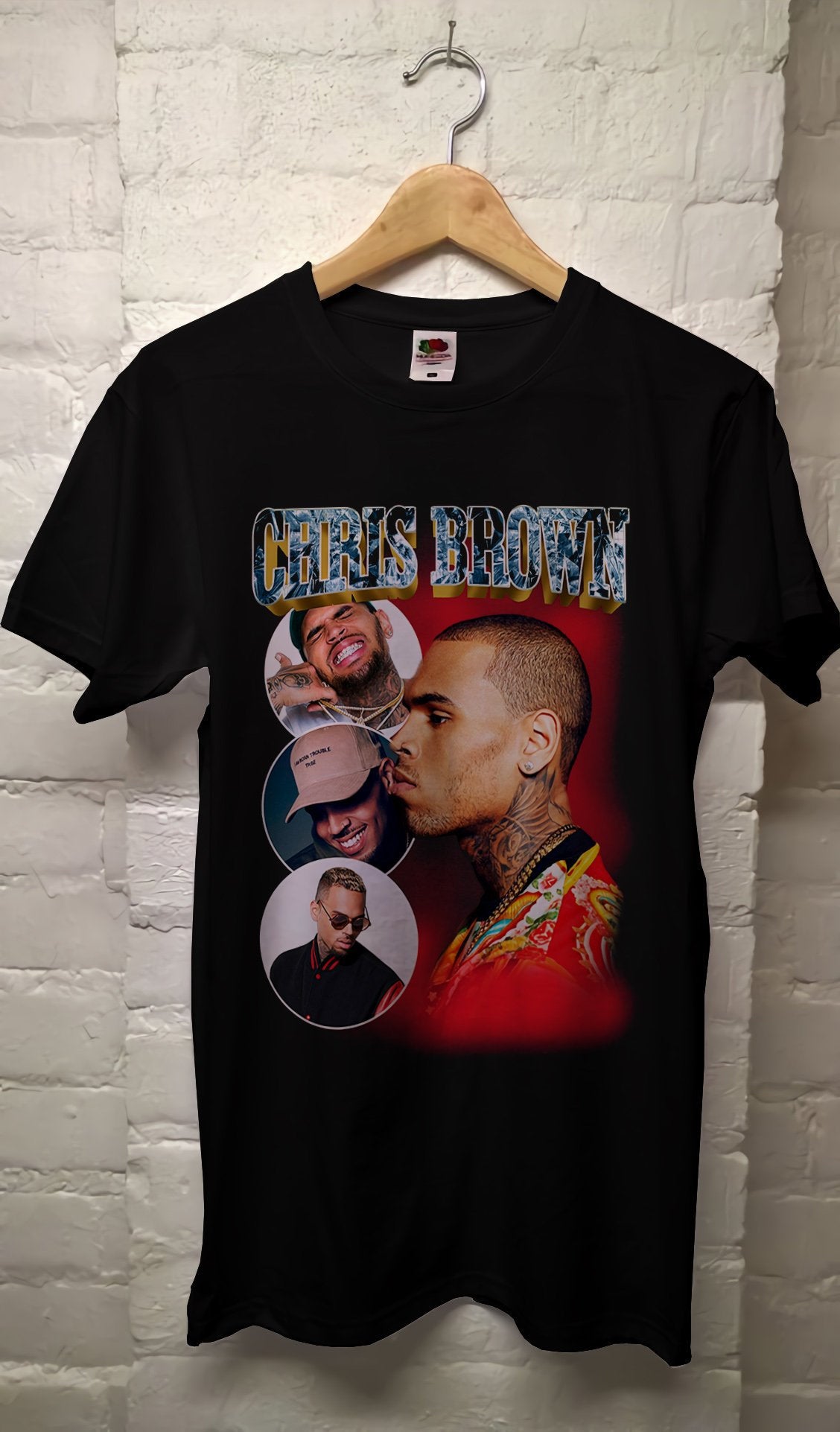 最安値挑戦 Chris Brown VINTAGE STYLE Tシャツ PMW3F-m55476484879 代引不可