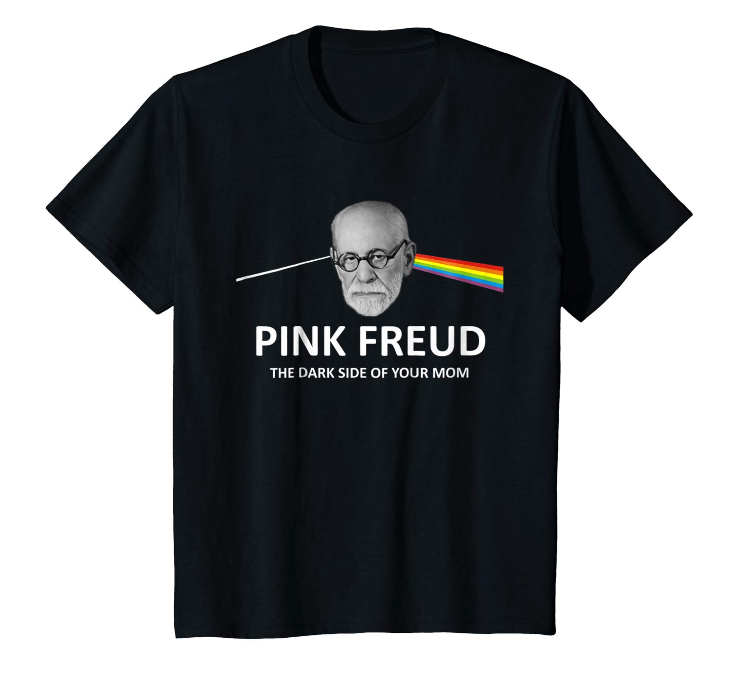 t shirt pink freud the dark side of your mom