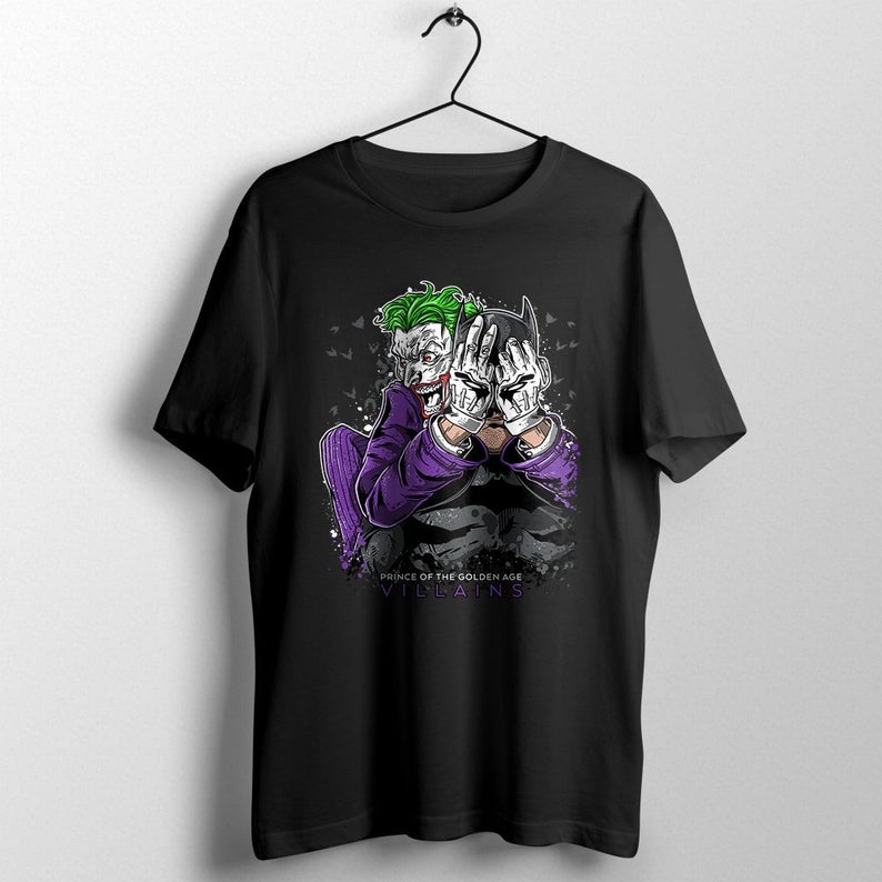 Batman Joker Queens of the Stone Age T-Shirt  Batman  Joker Queens of the Stone Age T-Shirt
