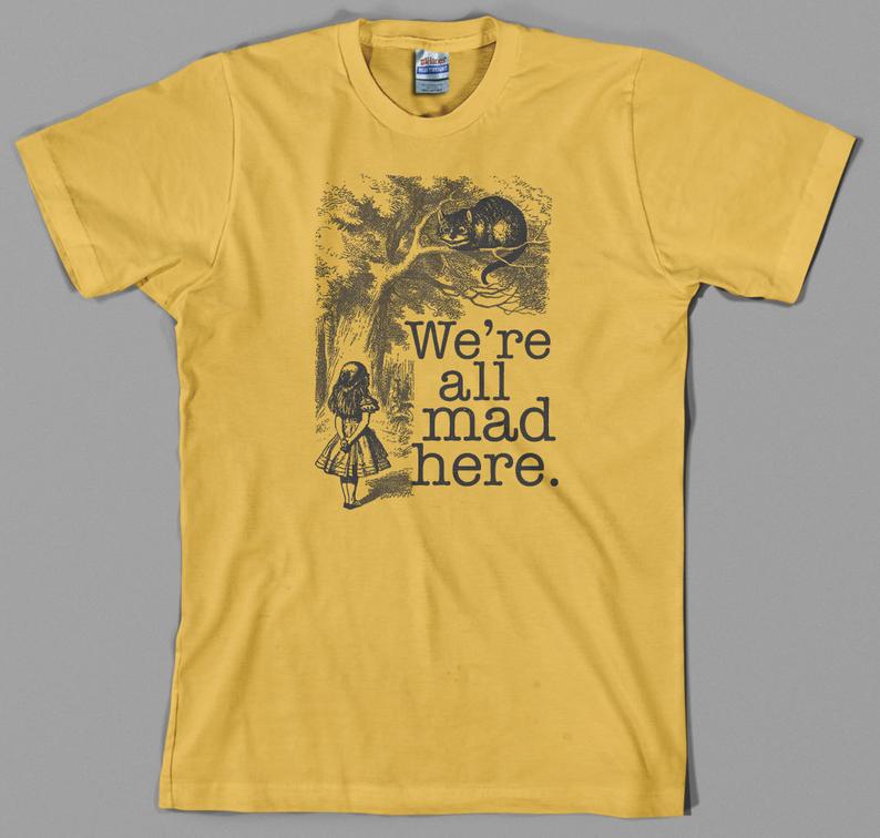 tee shirt alice in wonderland