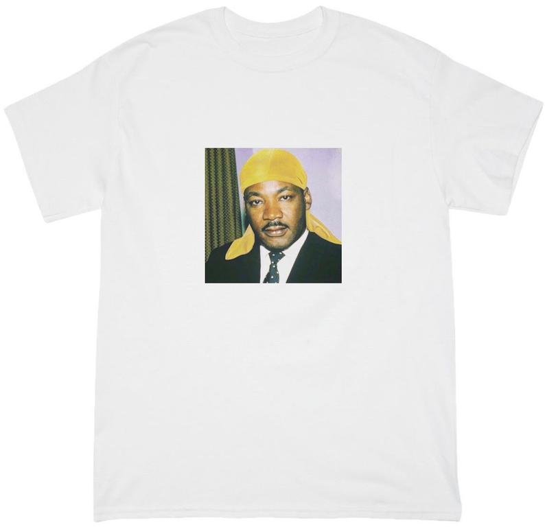 MLK Durag T Shirt - newgraphictees.com MLK Durag T Shirt