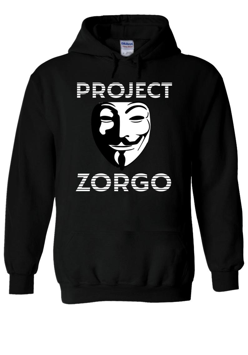 project zorgo black hoodie