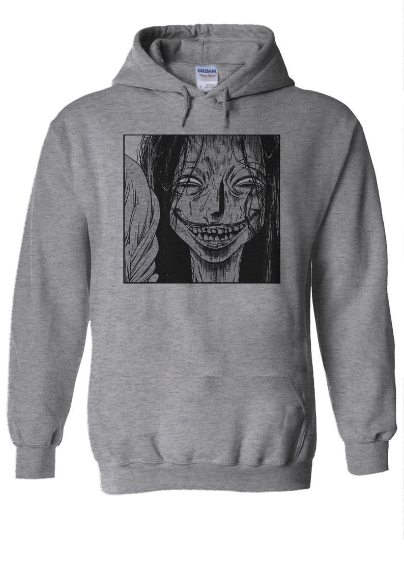 Junji Ito Horror Japan Style Hoodie - newgraphictees.com Junji Ito