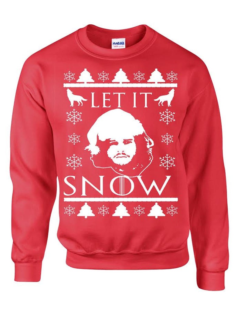 let it snow jon snow sweater