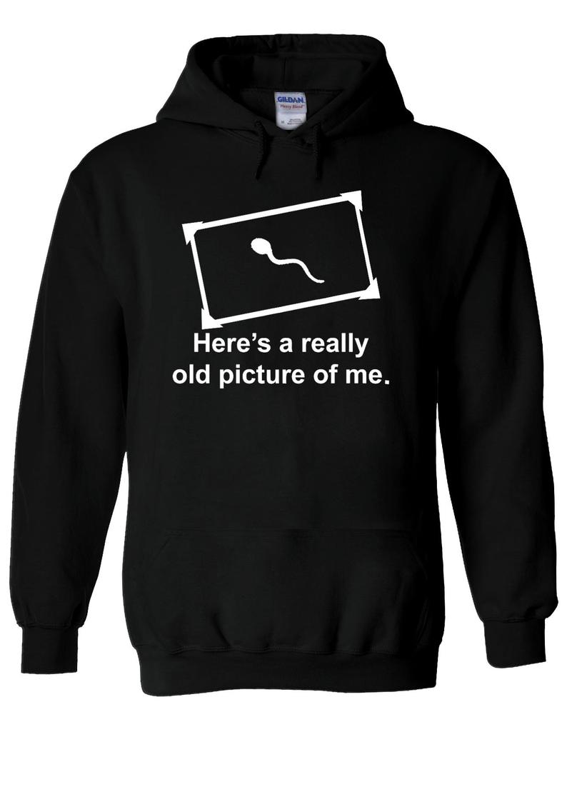 Here's a Really Old Picture of Me Hoodie - newgraphictees.com Here's a