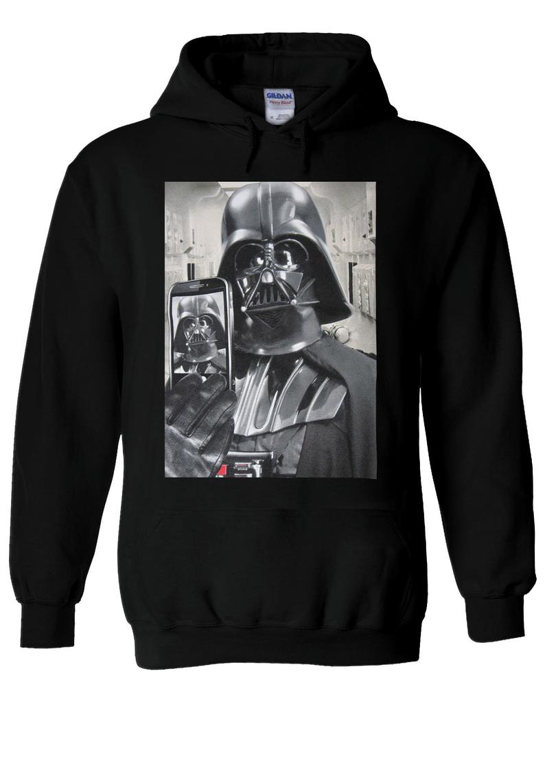 Star Wars SELFIE Parody Darth Vader Hoodie - newgraphictees.com Star