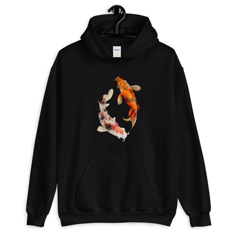 koi fish hoodie