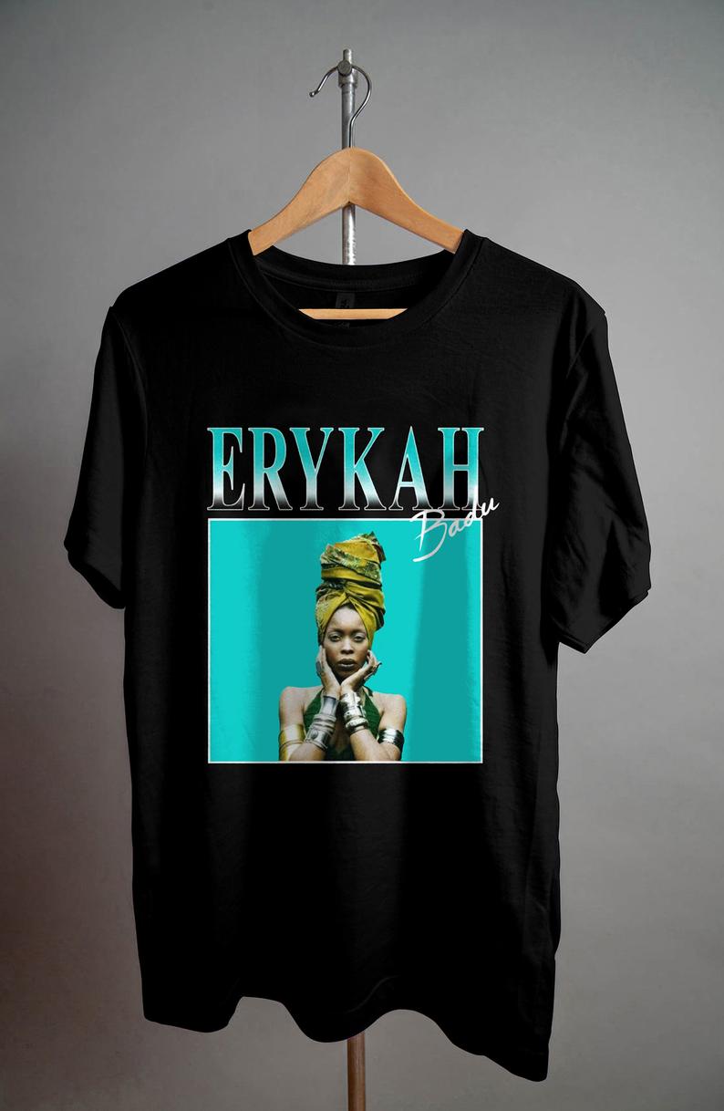 Skru ned mørke Droop Erykah Badu T Shirt - newgraphictees.com Erykah Badu T Shirt