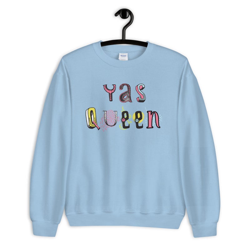 YAS QUEEN Unisex Crewneck Sweatshirt