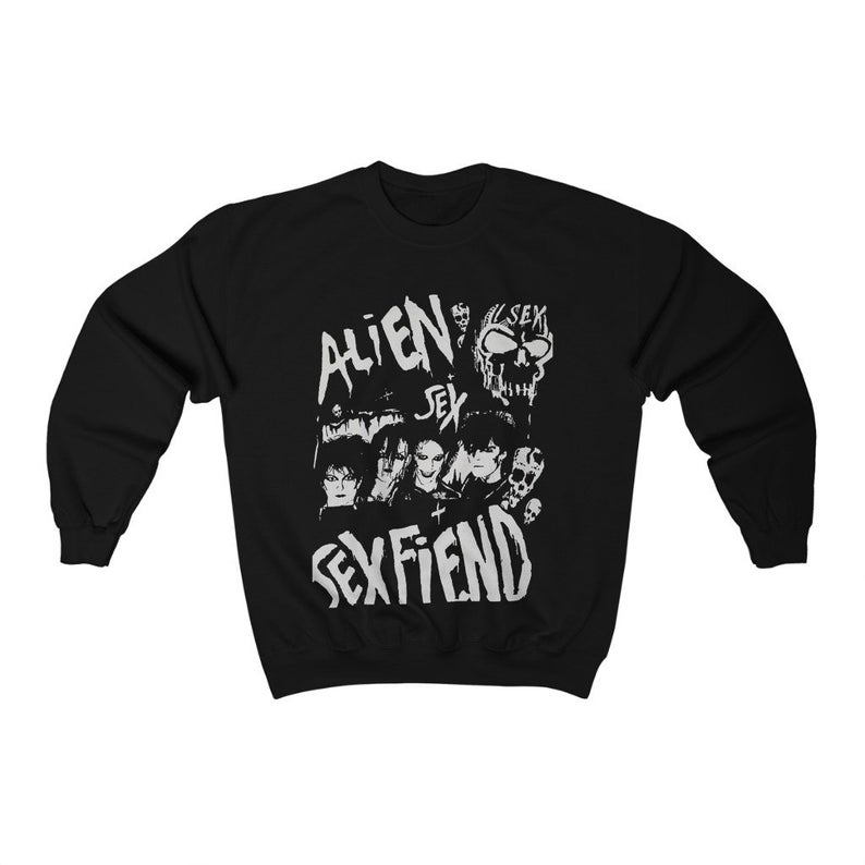 Alien Sex Fiend Unisex Crewneck Sweatshirt