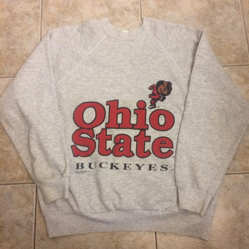 Vintage Ohio state crewneck sweatshirt - newgraphictees.com Vintage ...