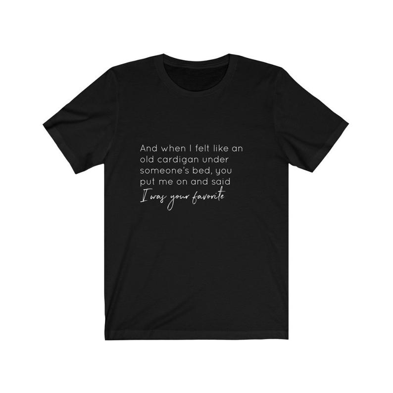 Folklore Taylor Swift Lyrics T Shirt - newgraphictees.com Folklore ...