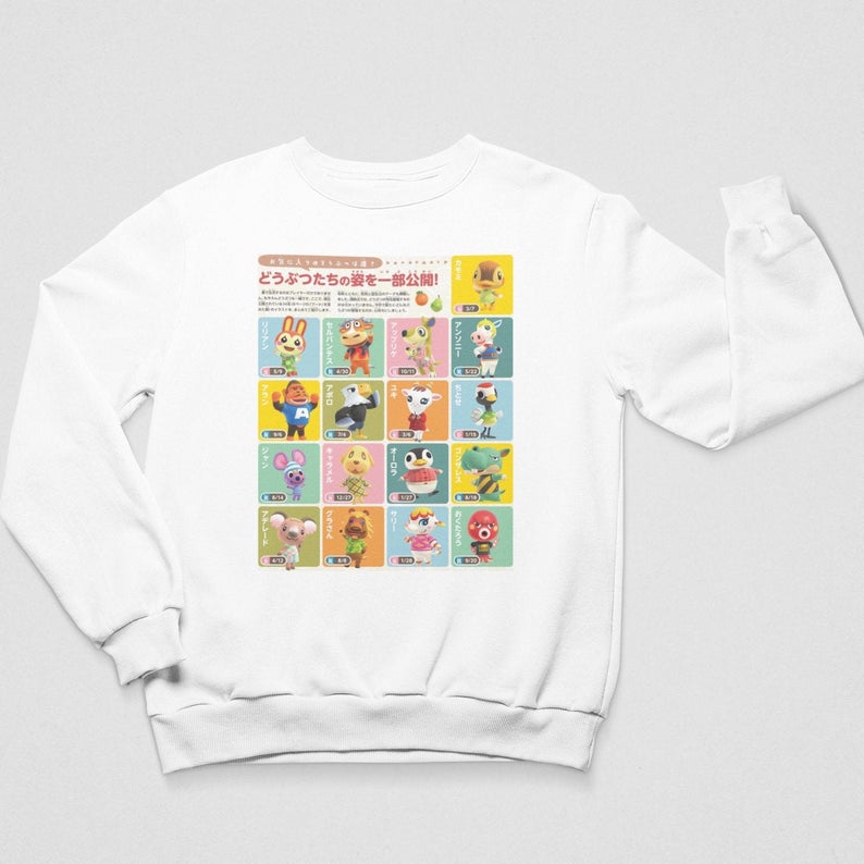 Animal Crossing Character Spread Cute Unisex Sweatshirt