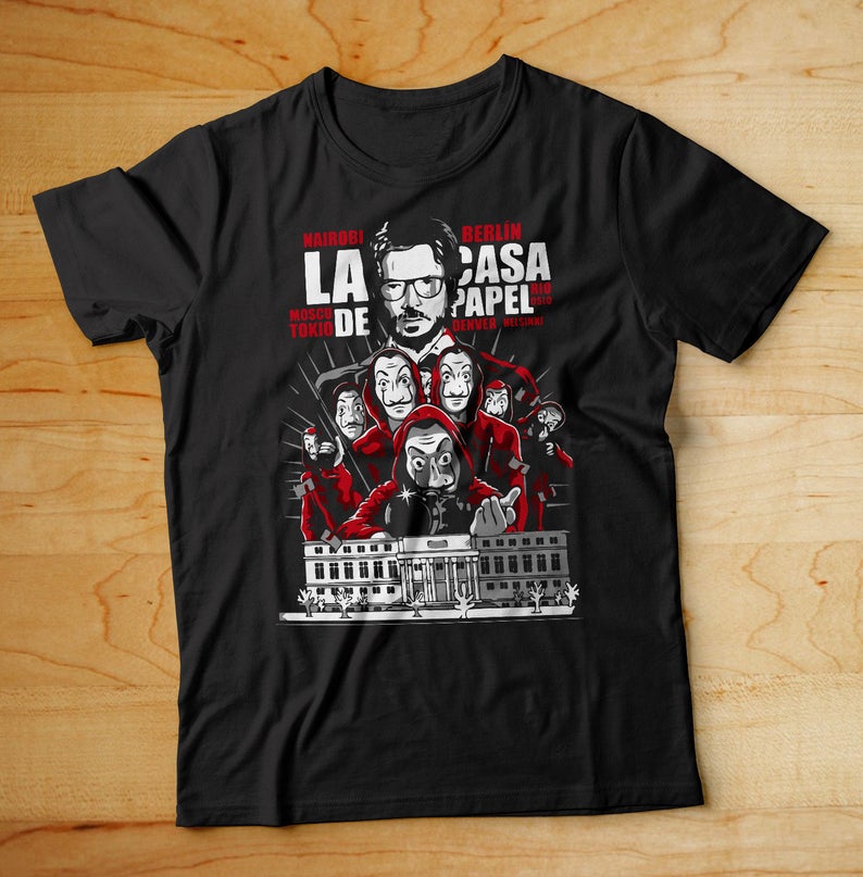 lacasa de papel t shirt