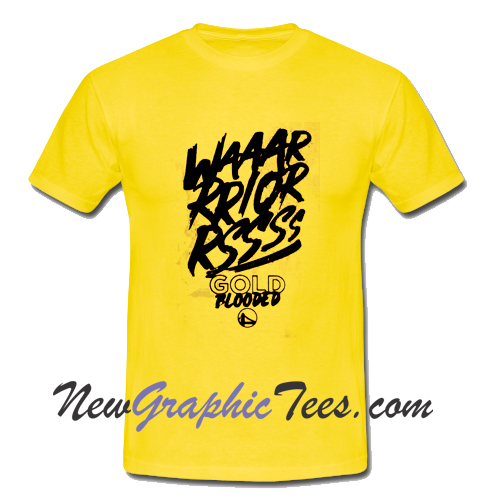warriors gold blooded shirt