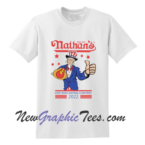 Nathan's Hot Dog 2022 T-Shirt, Custom prints store