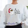 African American Santa Claus Merry Christmas Sweatshirt