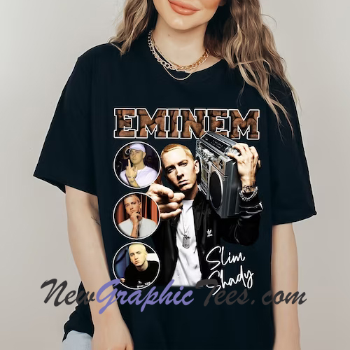 Eminem Vintage 90s T-Shirt - newgraphictees.com Eminem Vintage 90s